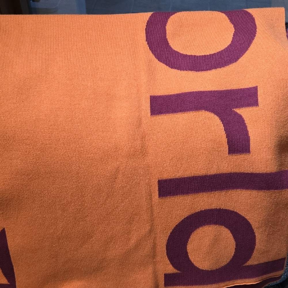 Orange and Purple Scarf
